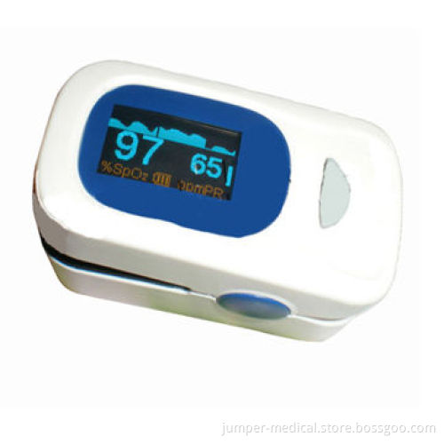 Fingertip Pulse Oximeter, Blood Oxygen Monitor, Beep and Alarm, Color OLED, 4 Directions, 8 ModesNew